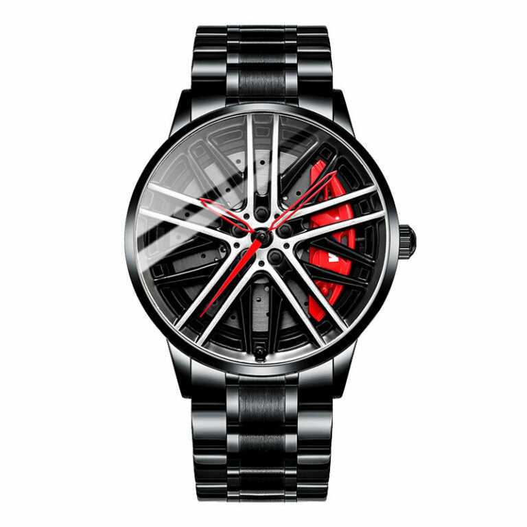 Men’s Black M5 Wrist Watch with Red Caliper